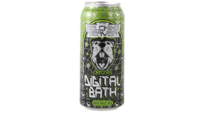 6.8% ABV - Our 4th release with the Deftones, Digital Bath. Sharing the same name as one of the most highly regarded songs off the White Pony album, this New England Style IPA was chosen by the band. Brewed with Citra, Galaxy, Mosaic and Nelson hops this beer is juicy and smooth.
